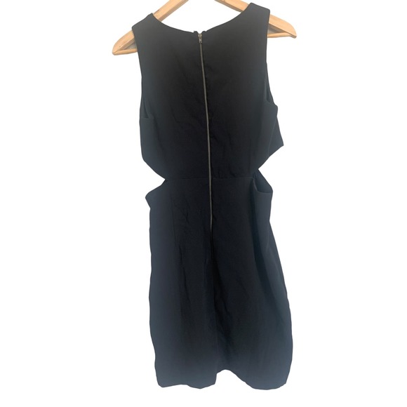 Lulus Mini Dress Black Sleeveless Cutout Bodycon Dress Size Large - Picture 6 of 10